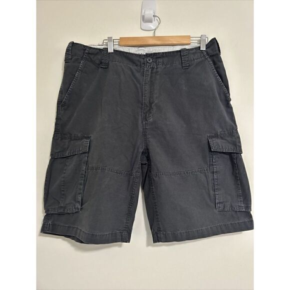 Nautica Gray Cargo Shorts Relaxed Men's Size 36 - Picture 1 of 5